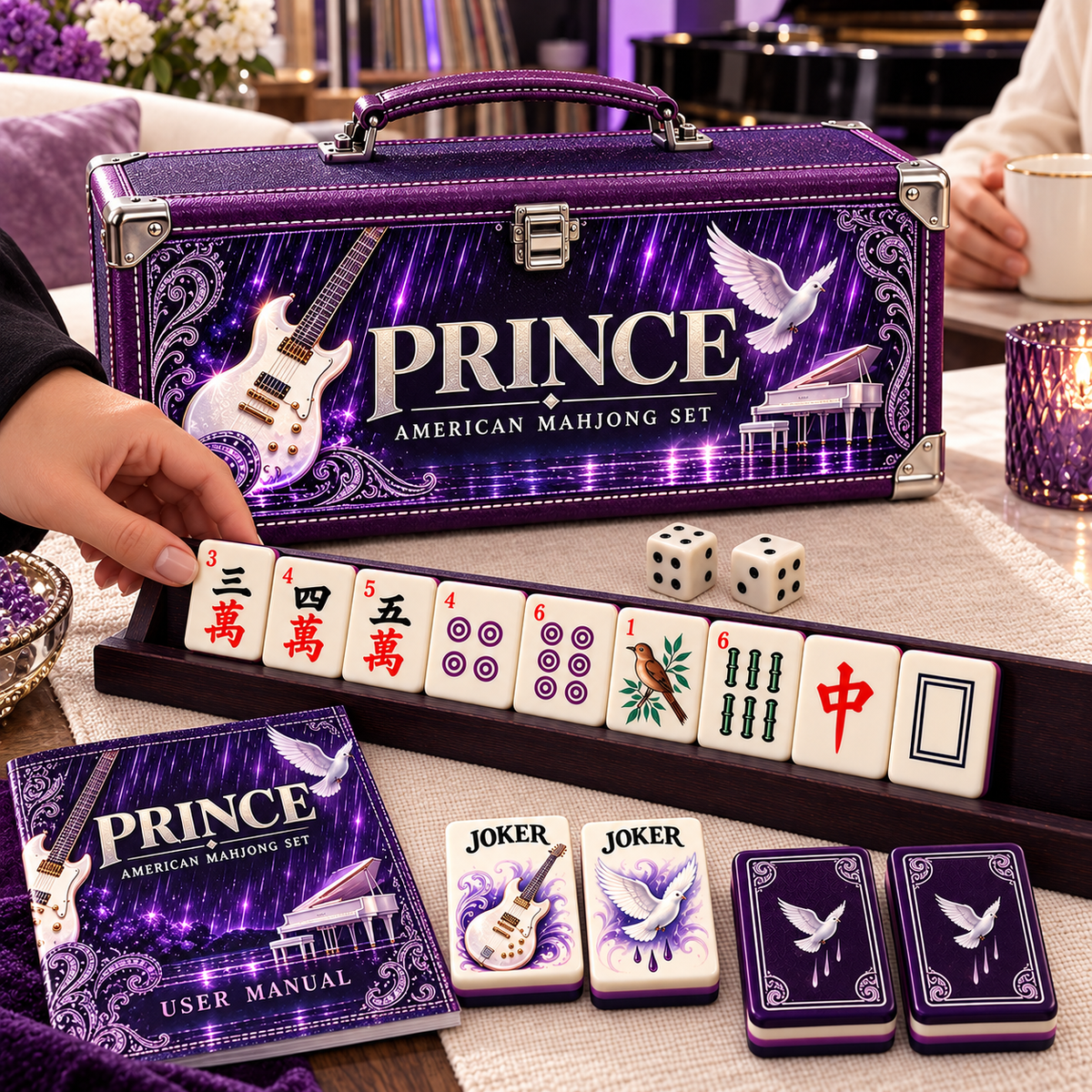 Premium PRCE Mahjong Tiles Set PVNA