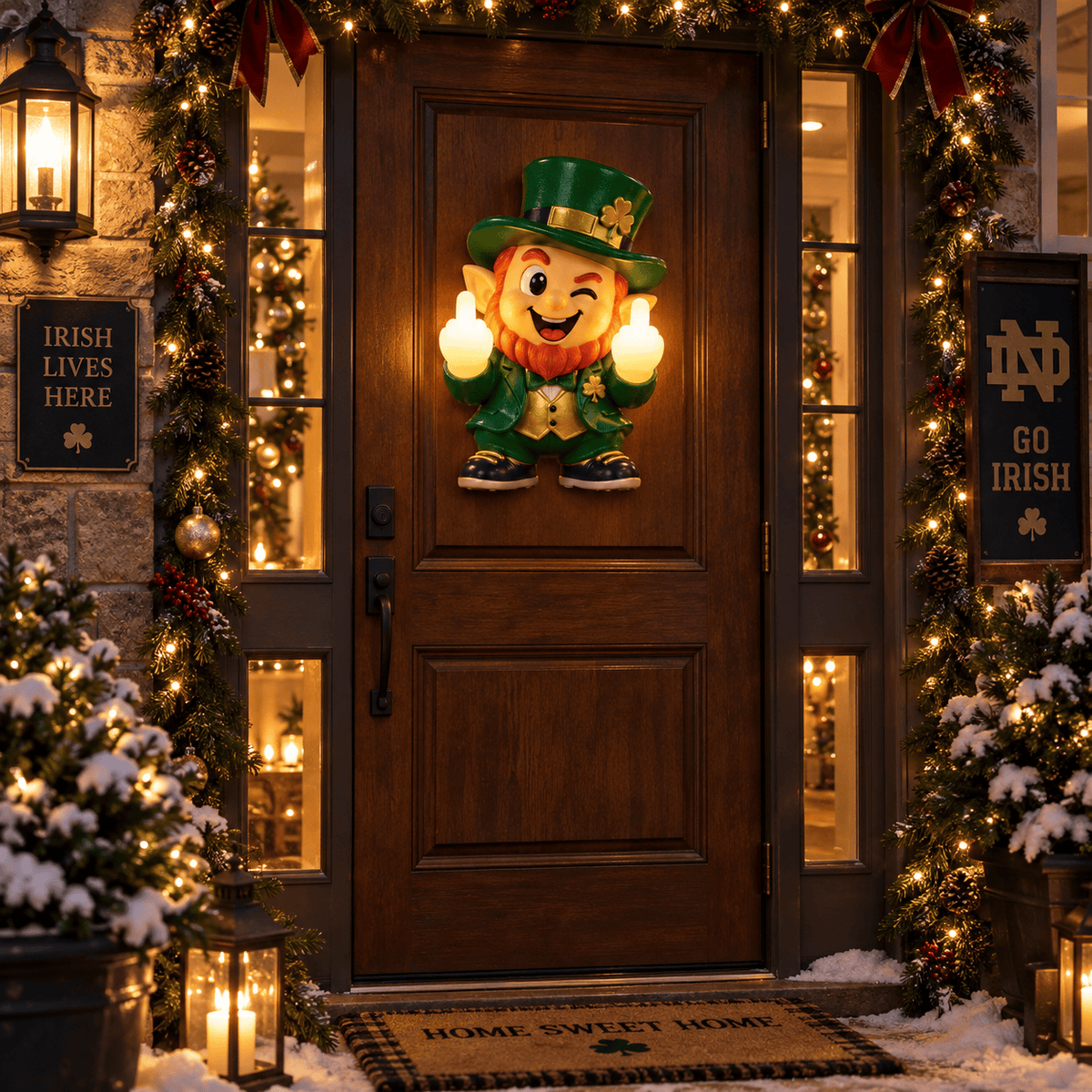 NDFI Premium Christmas Middle Finger Character Light NTTB