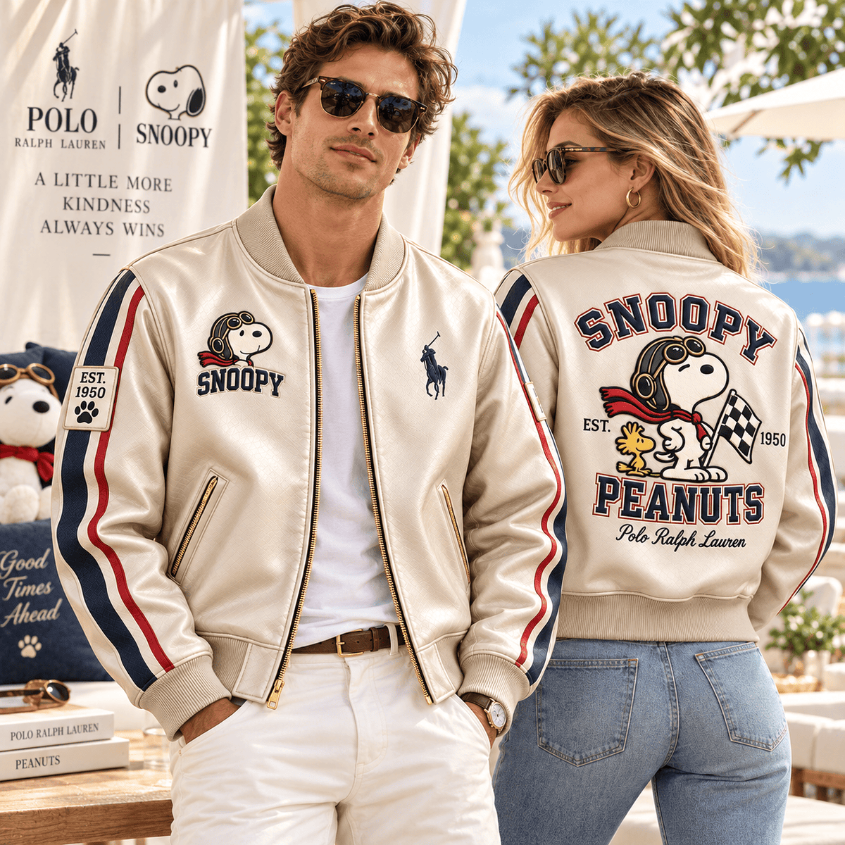 SPNY PREMIUM LEATHER BOMBER JACKET NTNA
