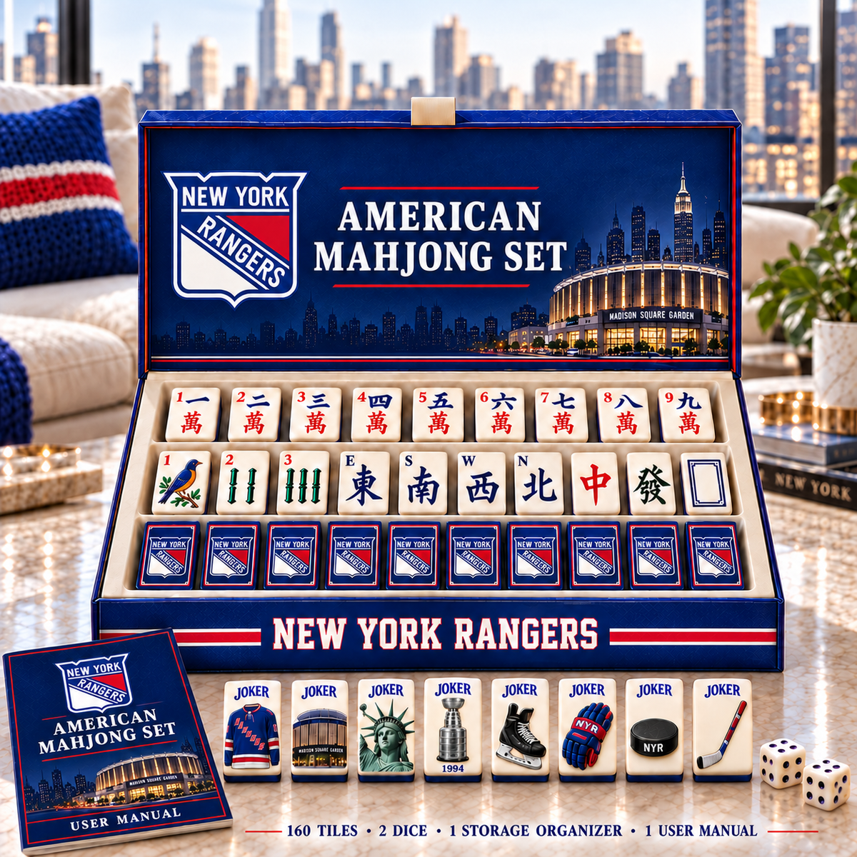Premium NYR Mahjong Tiles Set TTMH