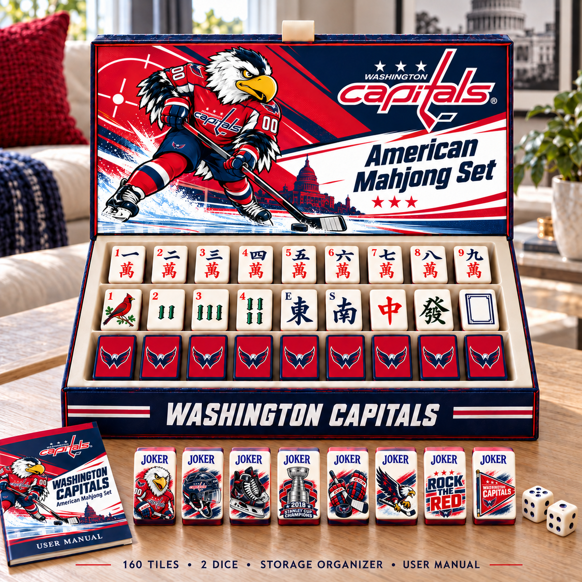 Premium WSC Mahjong Tiles Set TTMH