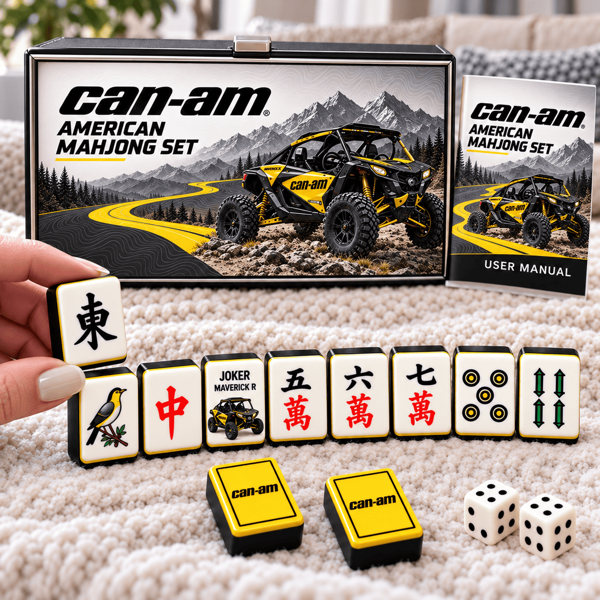 Premium CMA Mahjong Tiles Set TTMH