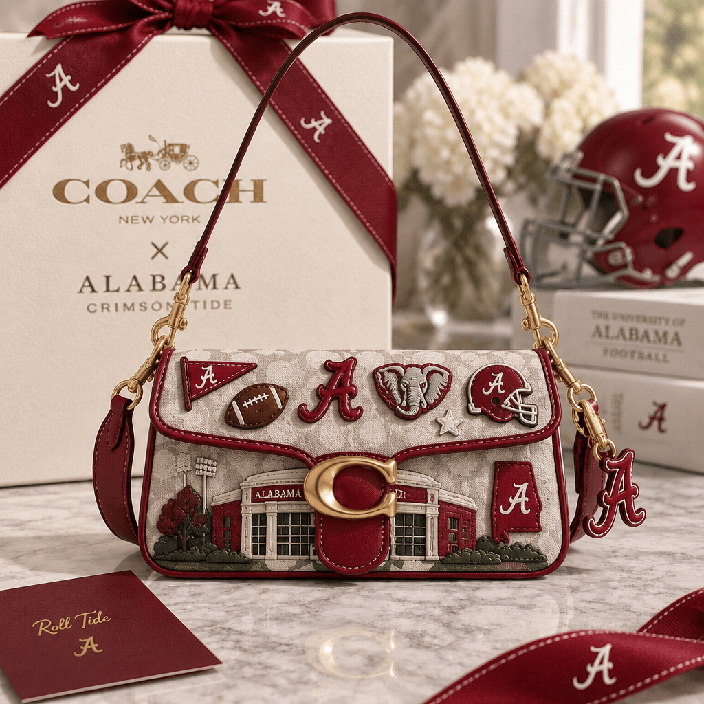 Premium ACT Coach Shoulder Cross With Charm LNTH