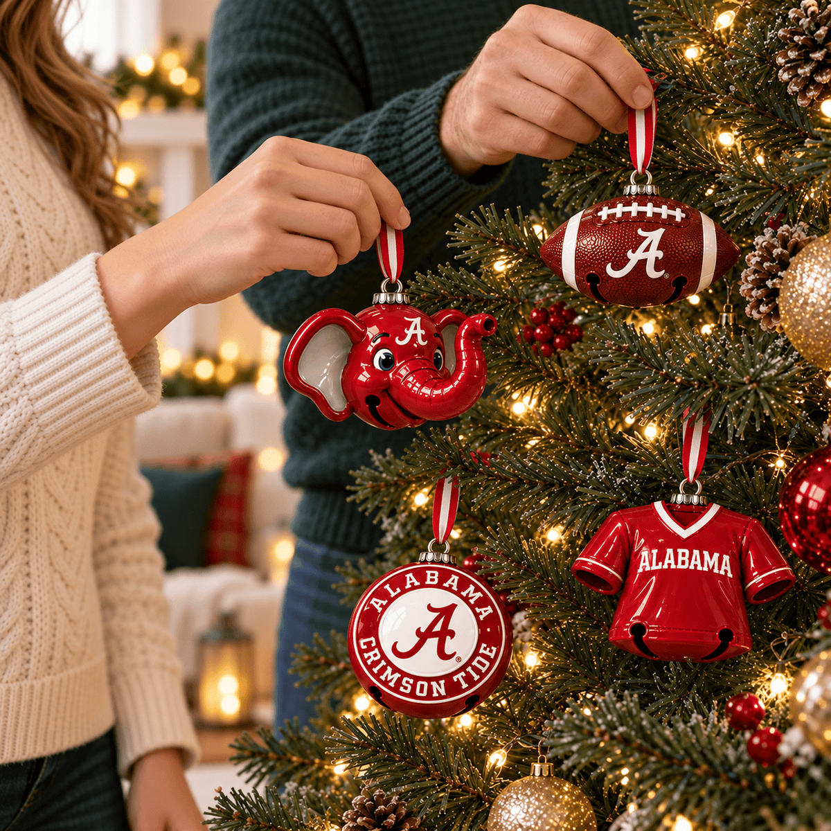 Premium ACT Christmas Bell Ornament TTMH