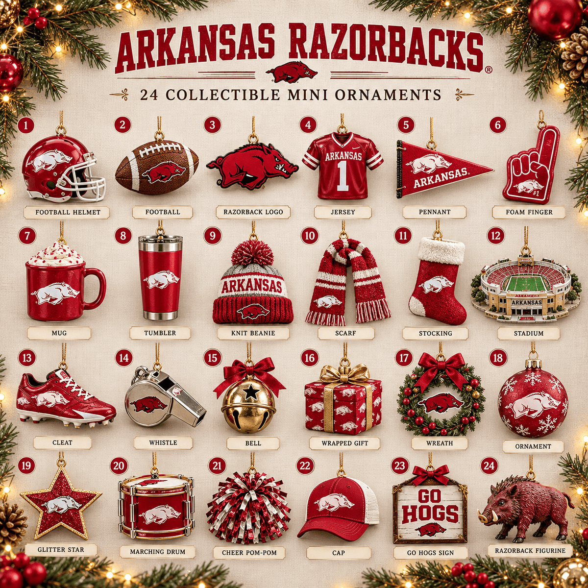Premium AKR Christmas Tree Countdown Calendar TNSM