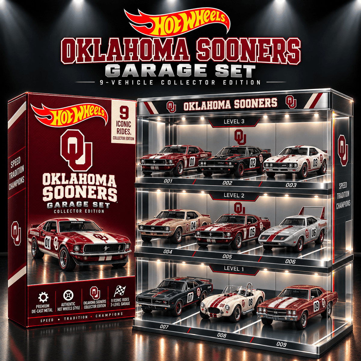 OSN Premium Diecast Garage Set NTTB