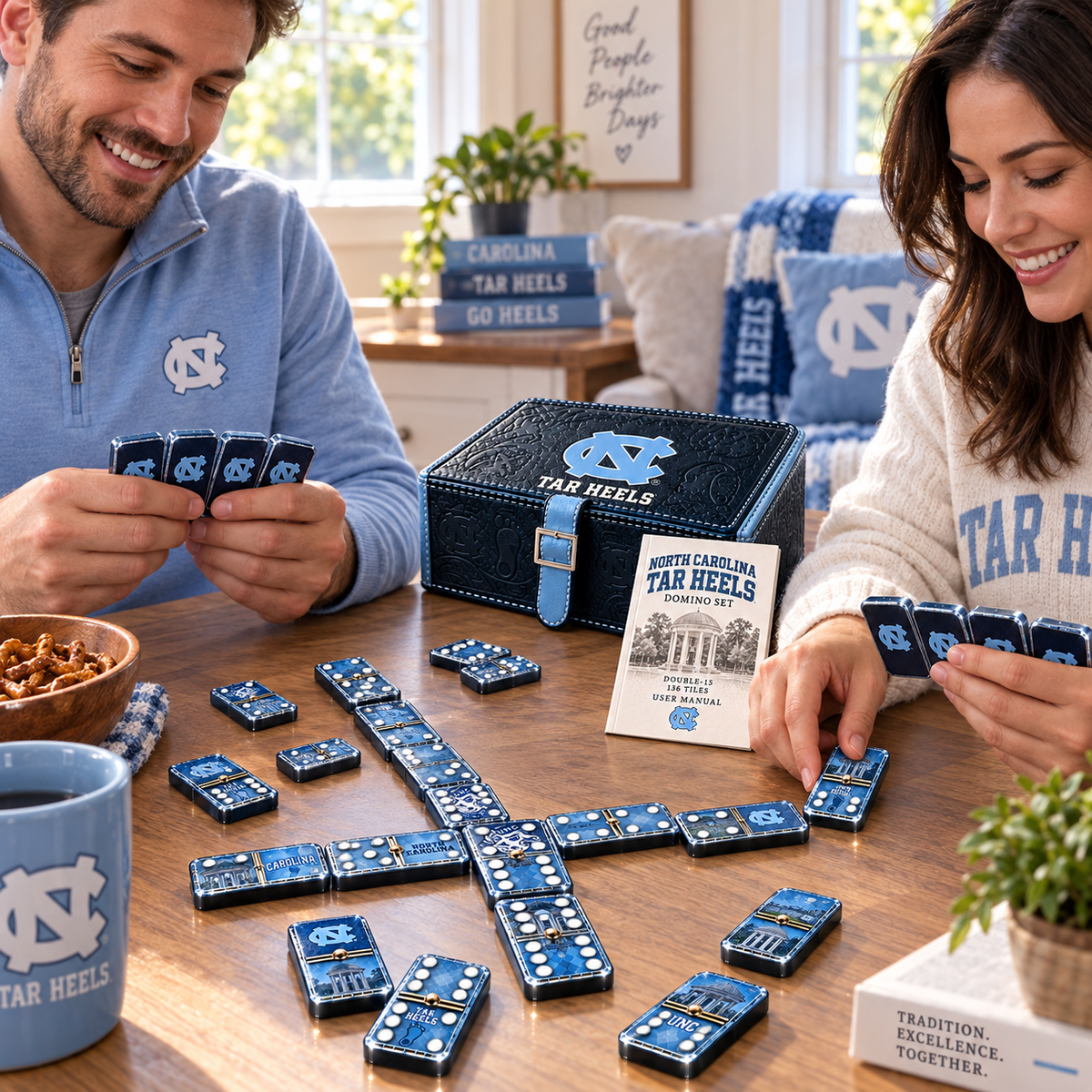 UNC Premium Domino Set NTTB