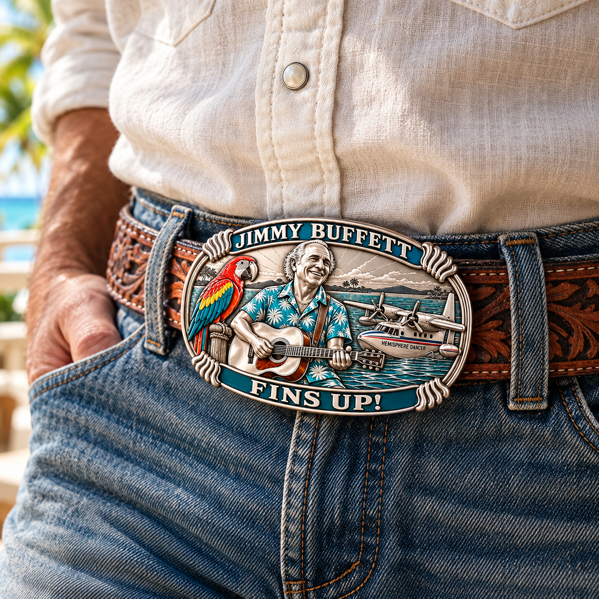 JBT SCULPTED COLLECTOR BELT BUCKLE HQH