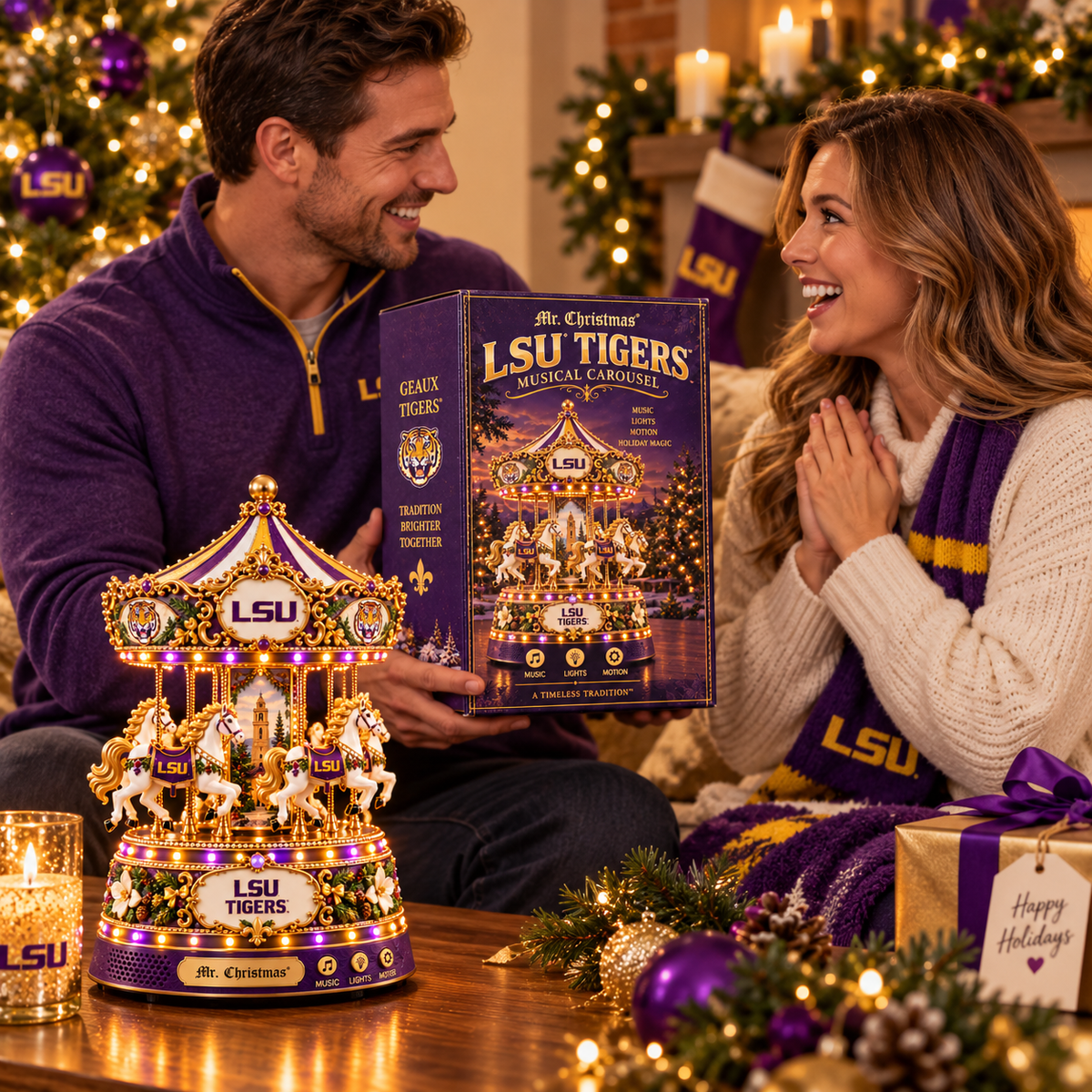 LSU Premium Musical Carousel BMD