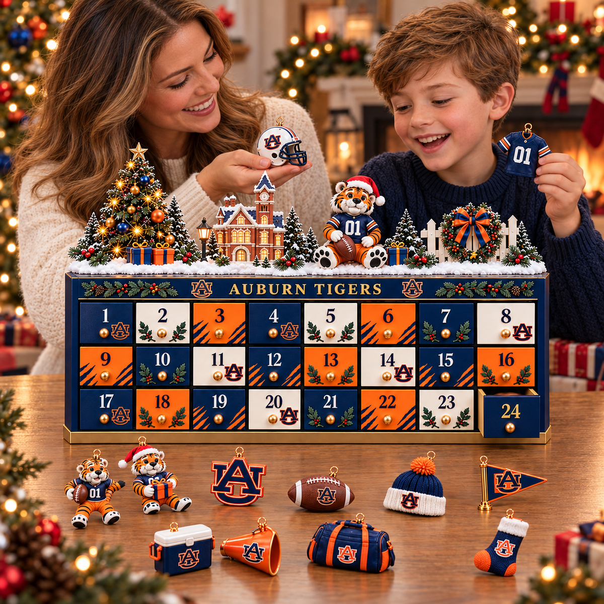 Premium ABTG Christmas Wooden Advent Calendar TTMH