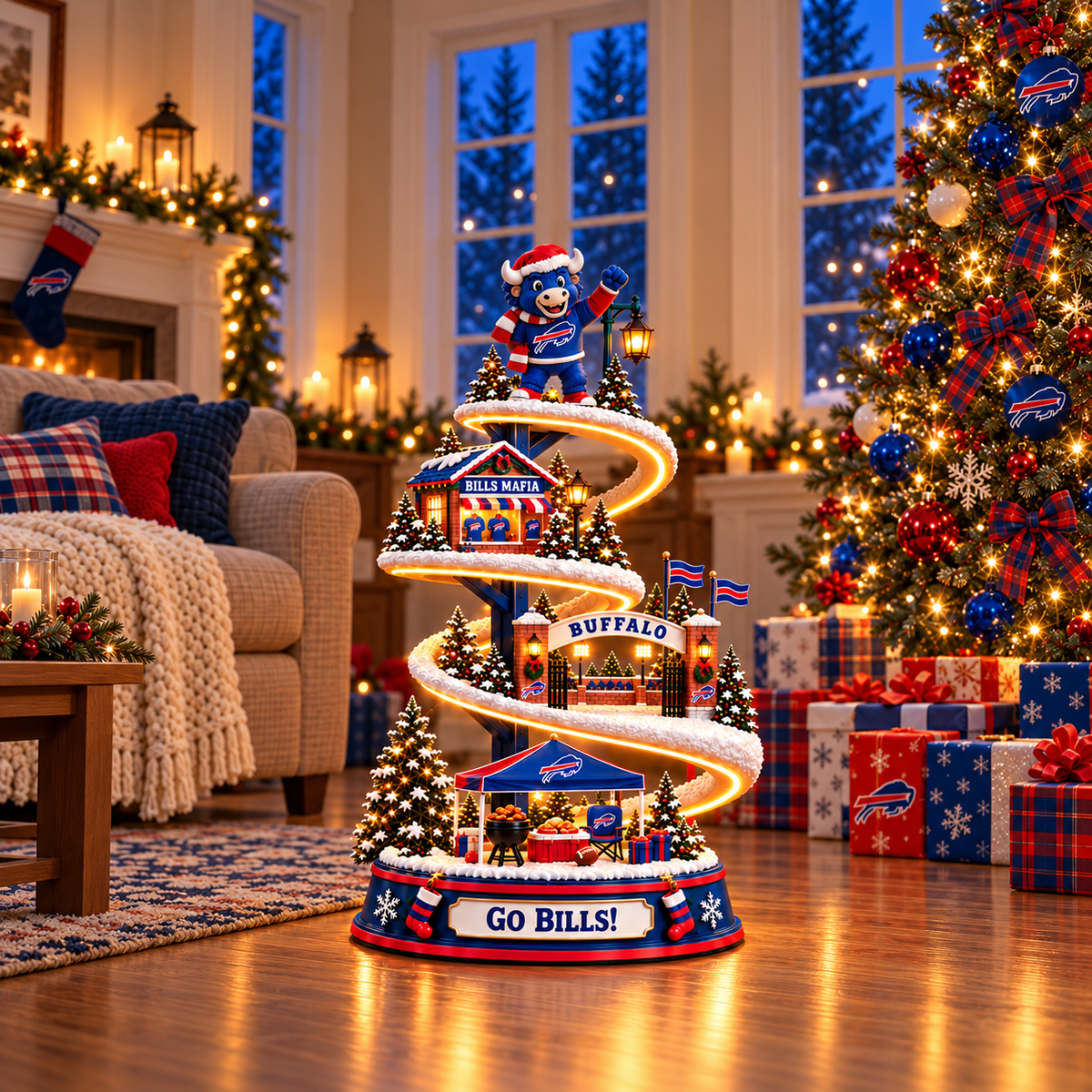 BFBL Premium Illuminated Christmas Village NHVH