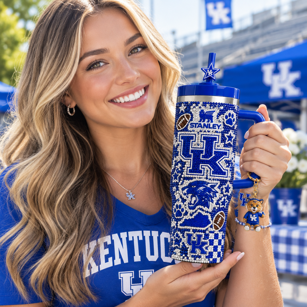 Kentucky Wildcats 40oz Tumbler With Handle TTNL