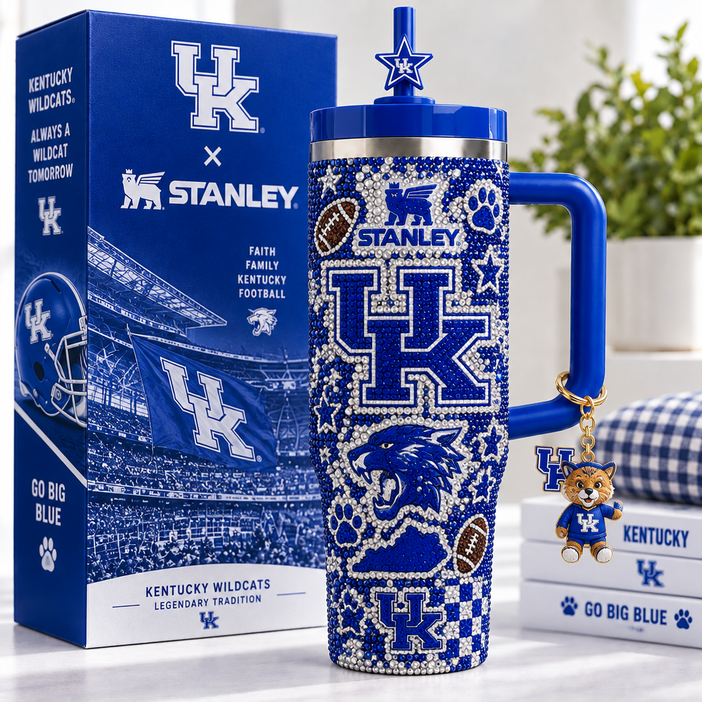 Kentucky Wildcats 40oz Tumbler With Handle TTNL