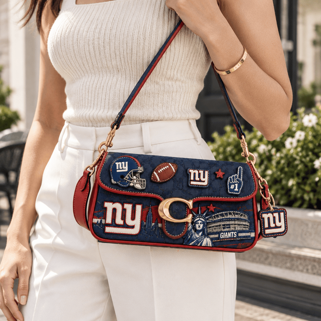 Premium NYG Coach Shoulder Cross With Charm LNTH