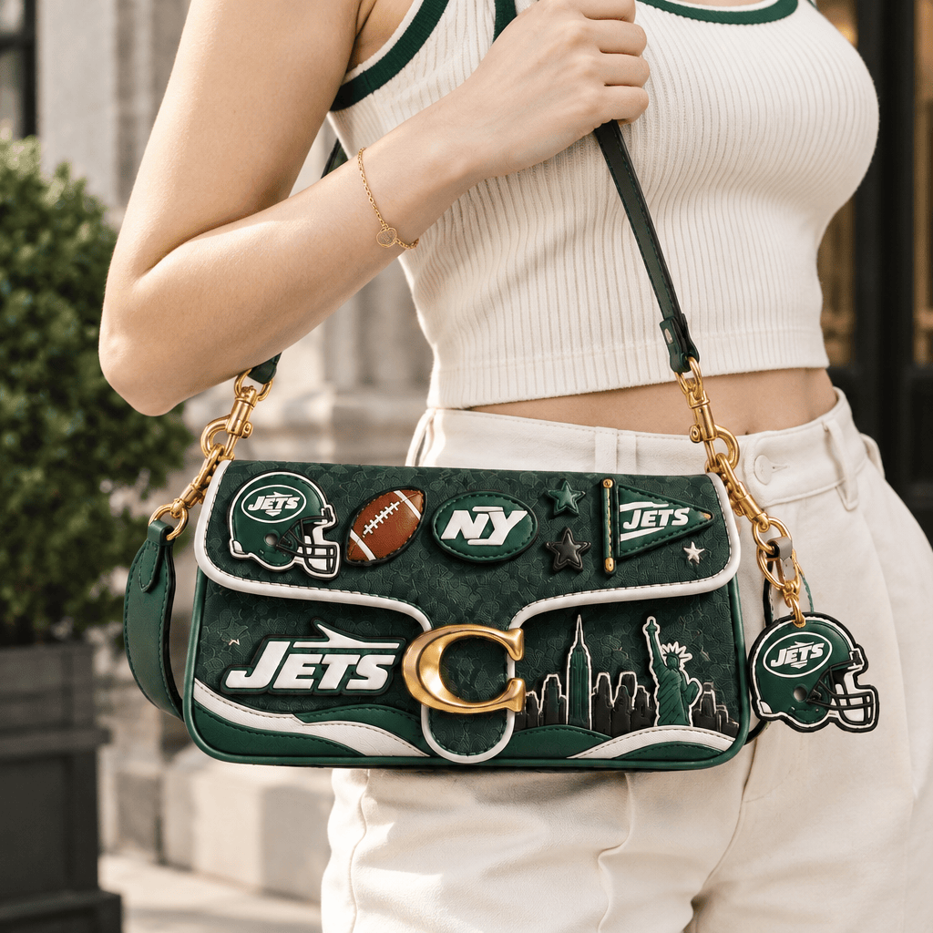 Premium NYJ Coach Shoulder Cross With Charm LNTH