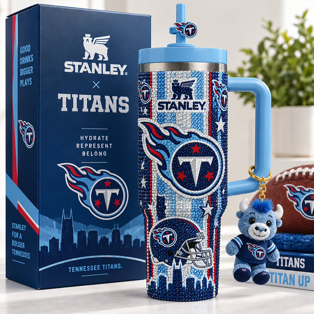 Tennessee Titans 40oz Tumbler With Handle TTNL